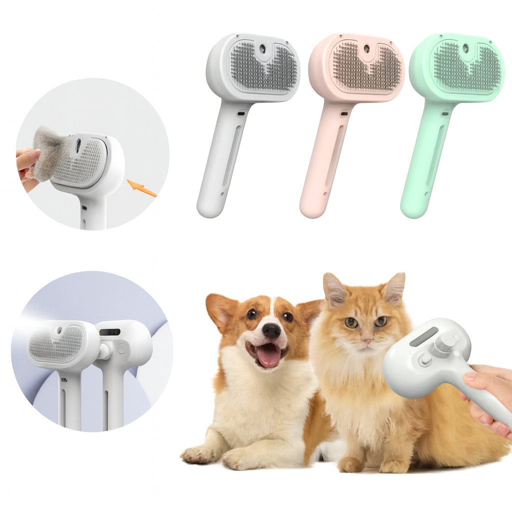 Furplo™ Self-Cleaning Pet Grooming Comb
