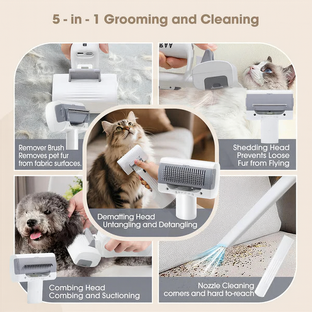 Furplo™ Electric Pet Grooming & Cleaning Tool