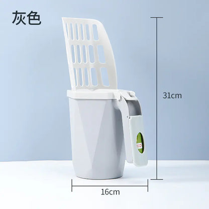 Furplo™ Large Capacity Cat Litter Scoop and Waste Storage Box